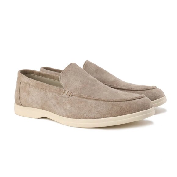 Suede Loafers Caramel